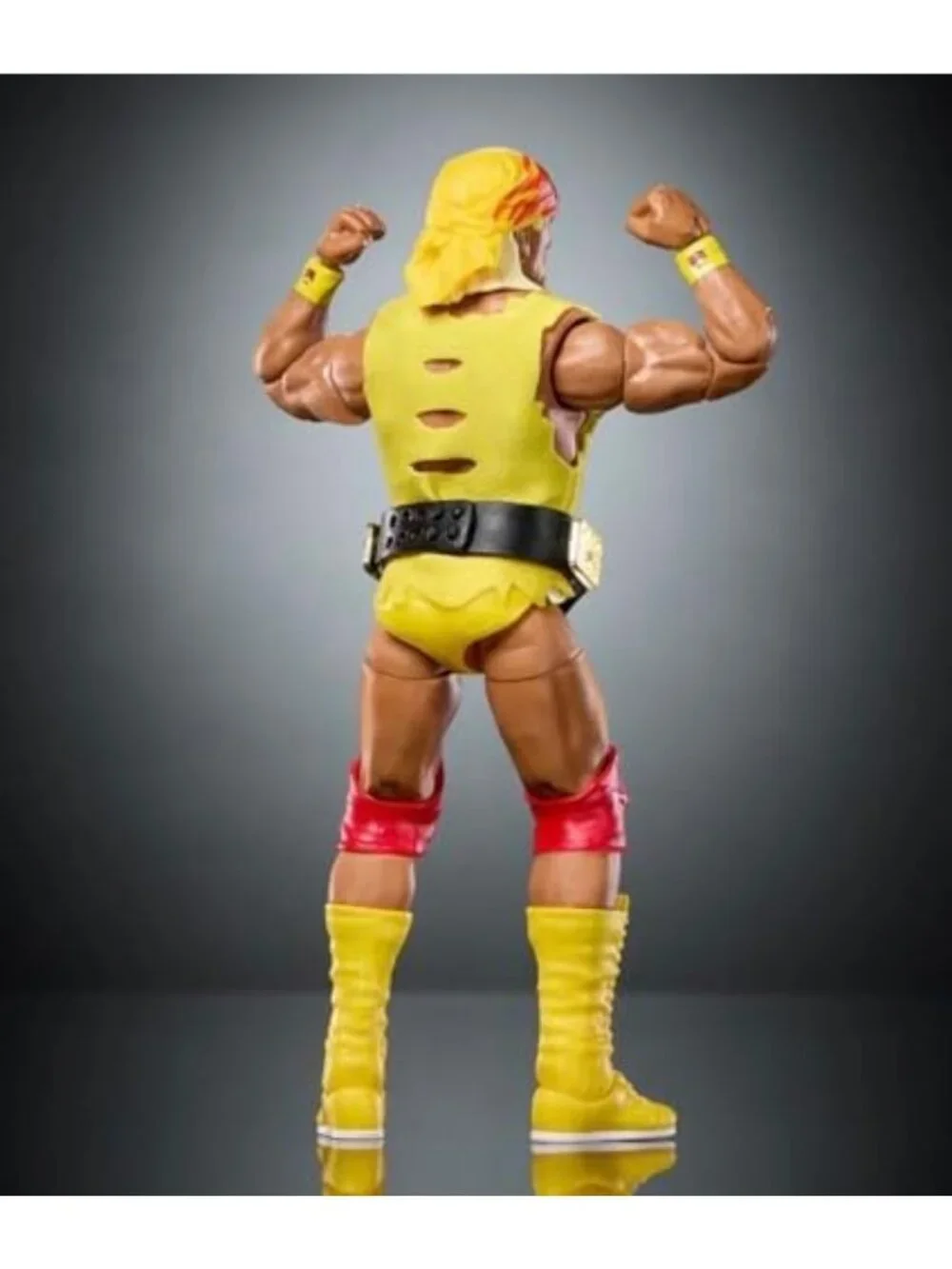 Wrestling Action Figure with World Heavyweight Belt - Elite Collection Toy